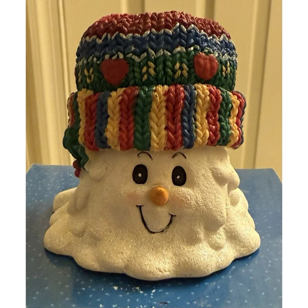 Vintage Westland Snow‎ Friends Snowman Candle 1999 New Open Box Rare